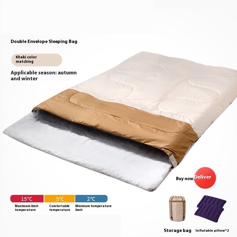 double adult outdoor camping sleeping bag double adult outdoor camping sleeping bag