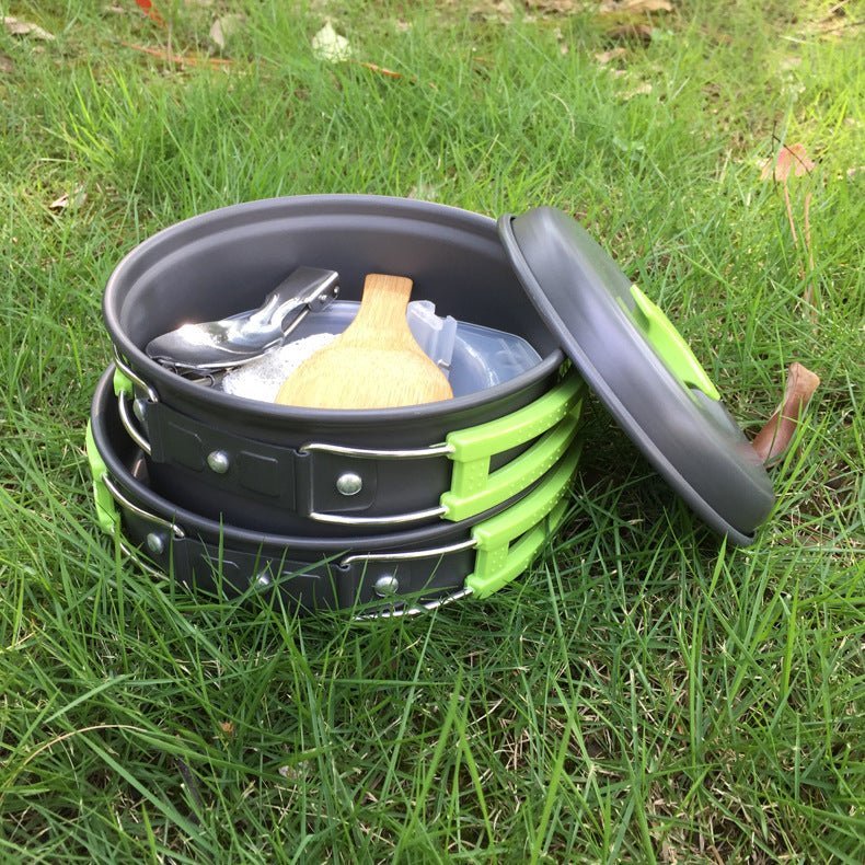 outdoor camping cookware set for 1 2 people outdoor camping cookware set for 1 2 people
