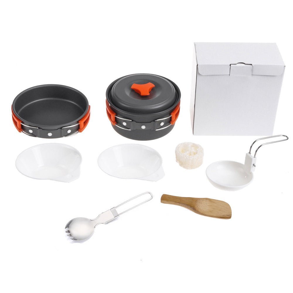 outdoor camping cookware set for 1 2 people outdoor camping cookware set for 1 2 people
