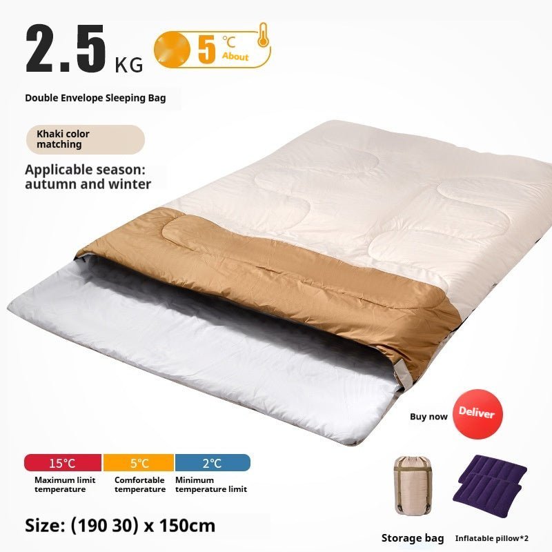 double adult outdoor camping sleeping bag double adult outdoor camping sleeping bag