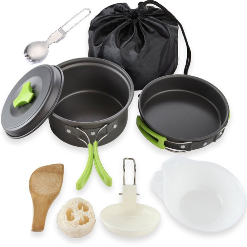 outdoor camping cookware set for 1 2 people outdoor camping cookware set for 1 2 people