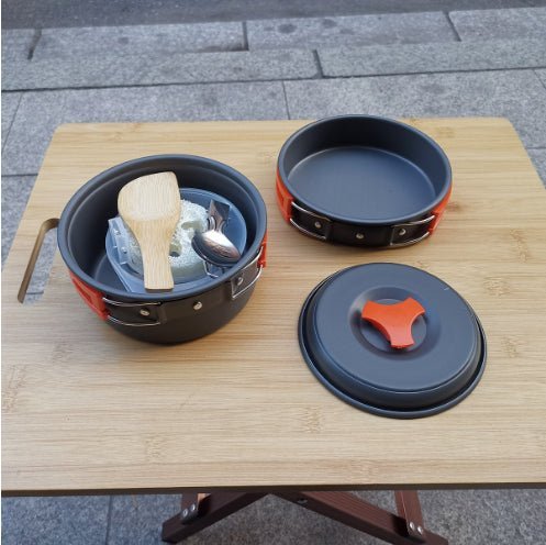 outdoor camping cookware set for 1 2 people outdoor camping cookware set for 1 2 people
