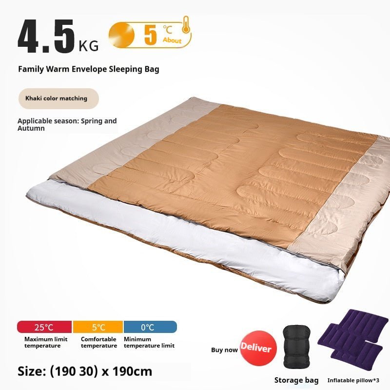double adult outdoor camping sleeping bag double adult outdoor camping sleeping bag
