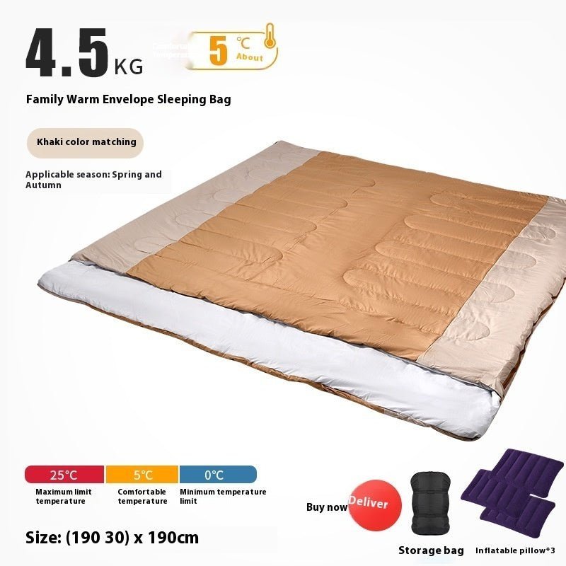 double adult outdoor camping sleeping bag double adult outdoor camping sleeping bag