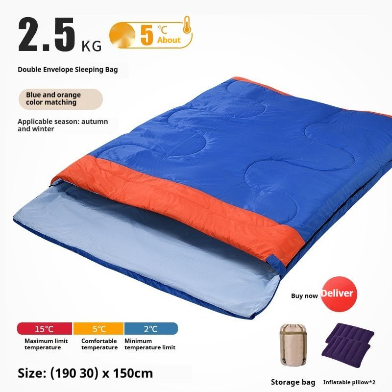 double adult outdoor camping sleeping bag double adult outdoor camping sleeping bag