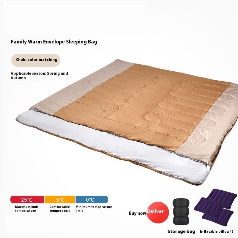 double adult outdoor camping sleeping bag double adult outdoor camping sleeping bag